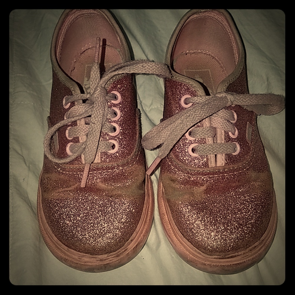 Girls Glitter Vans